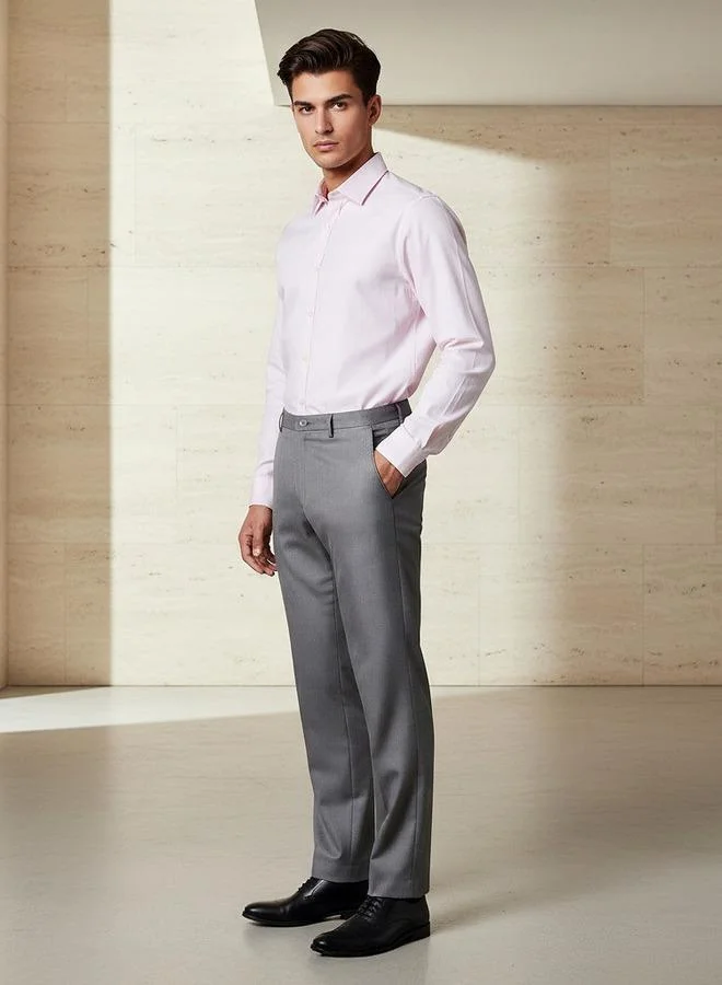سبلاش فيڤ Men Straight Fit Formal Trousers